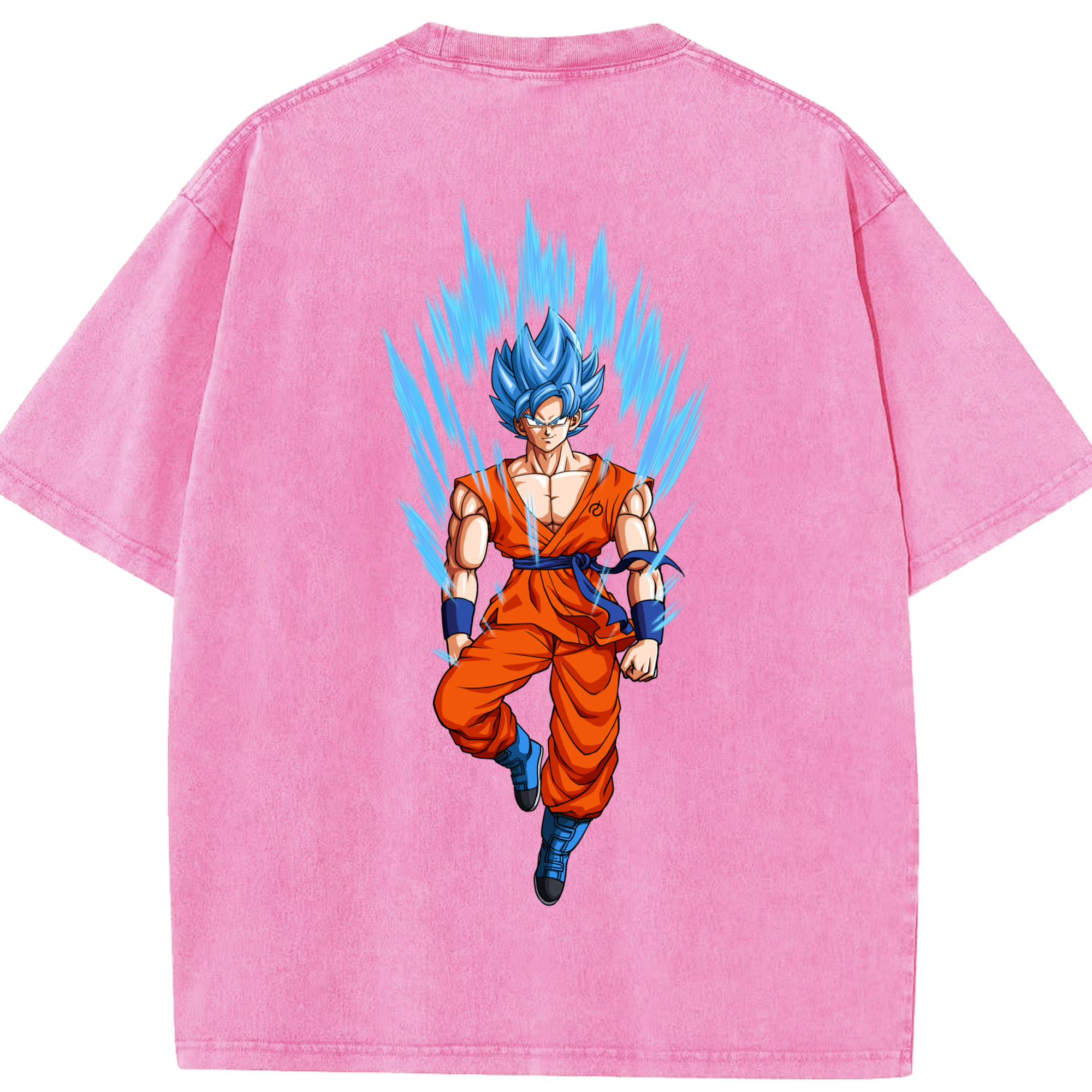 （画像用） ドラゴンボール 孫 悟飯（そんごはん）DRAGON BALL Son Gohan 綿100% ヴィンテージ風 半袖Tシャツ（背面プリント）